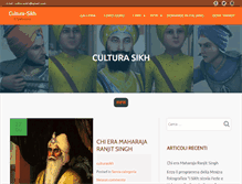 Tablet Screenshot of culturasikh.com